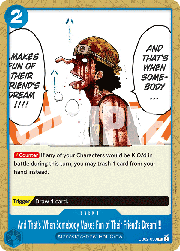 And That's When Somebody Makes Fun of Their Friend's Dream!!!! (EB02-030)