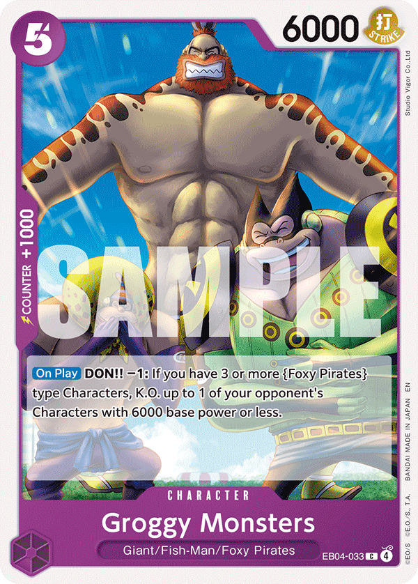Groggy Monsters (EB04-033)