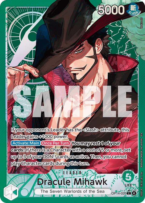 Dracule Mihawk card art