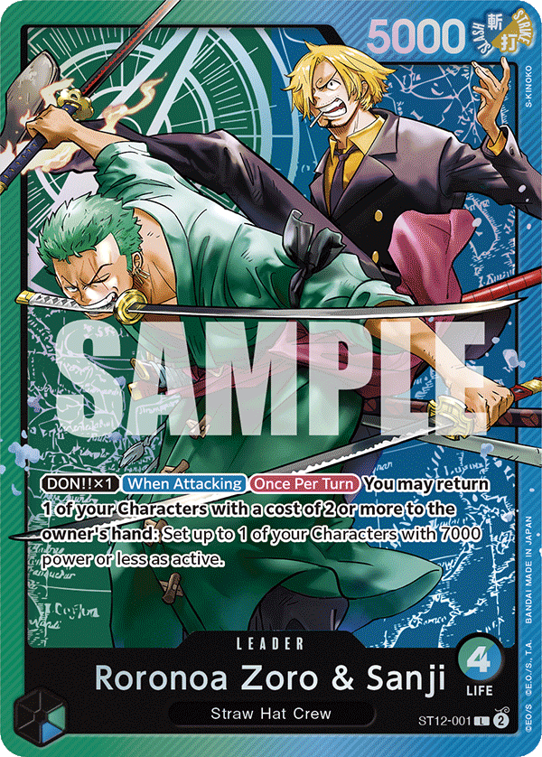 Roronoa Zoro & Sanji (ST12-001)