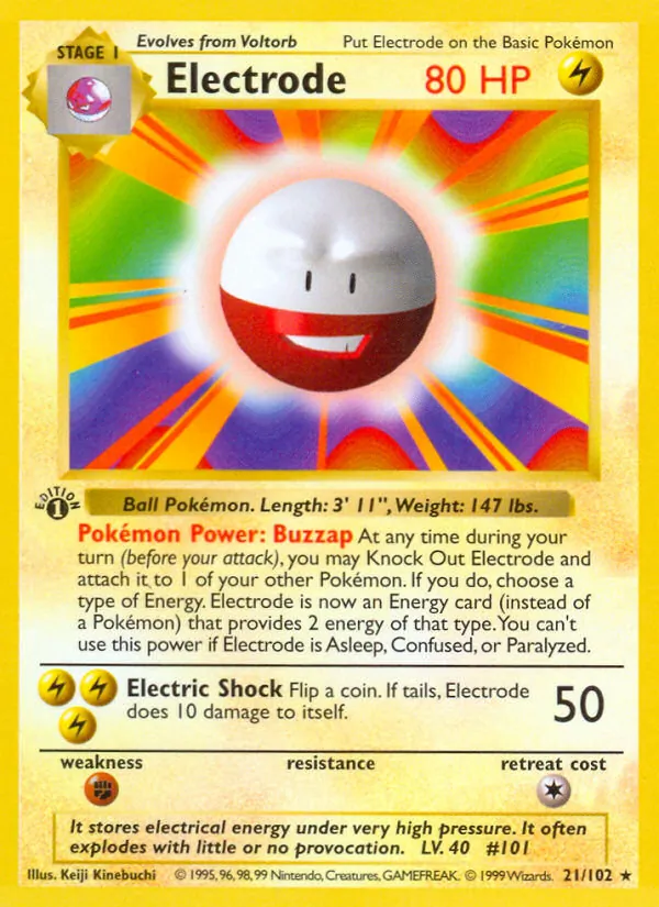 Electrode, normal (base1-21)