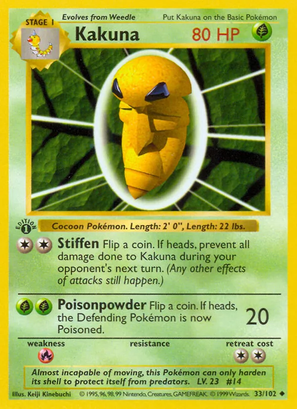Kakuna, normal (base1-33)