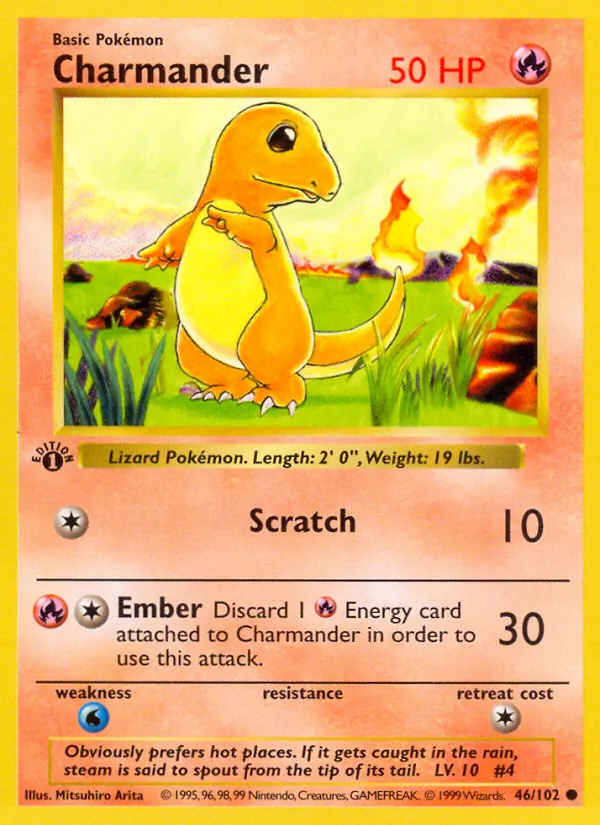 Charmander, normal (base1-46)