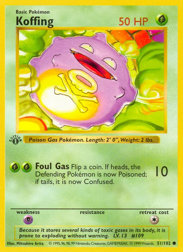 Koffing, normal (base1-51)
