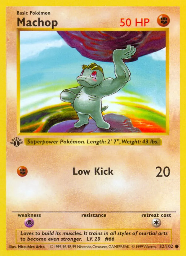 Machop, normal (base1-52)