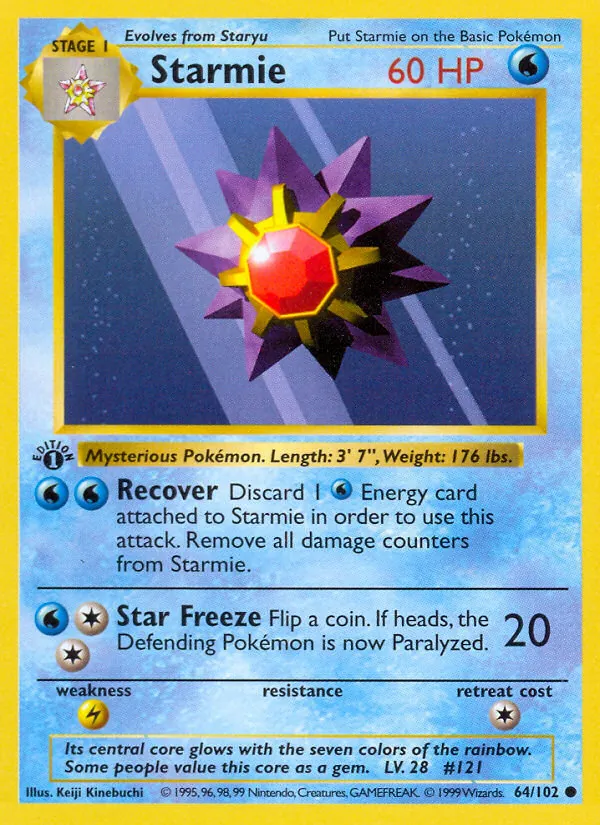 Starmie, normal (base1-64)