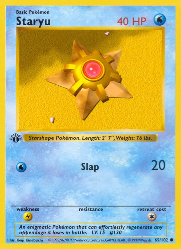 Staryu, normal (base1-65)