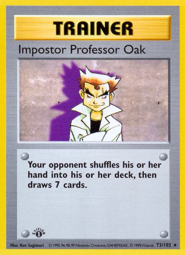 Impostor Professor Oak, normal (base1-73)