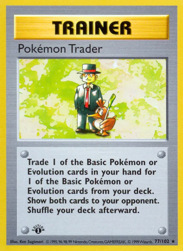 Pokémon Trader, normal (base1-77)