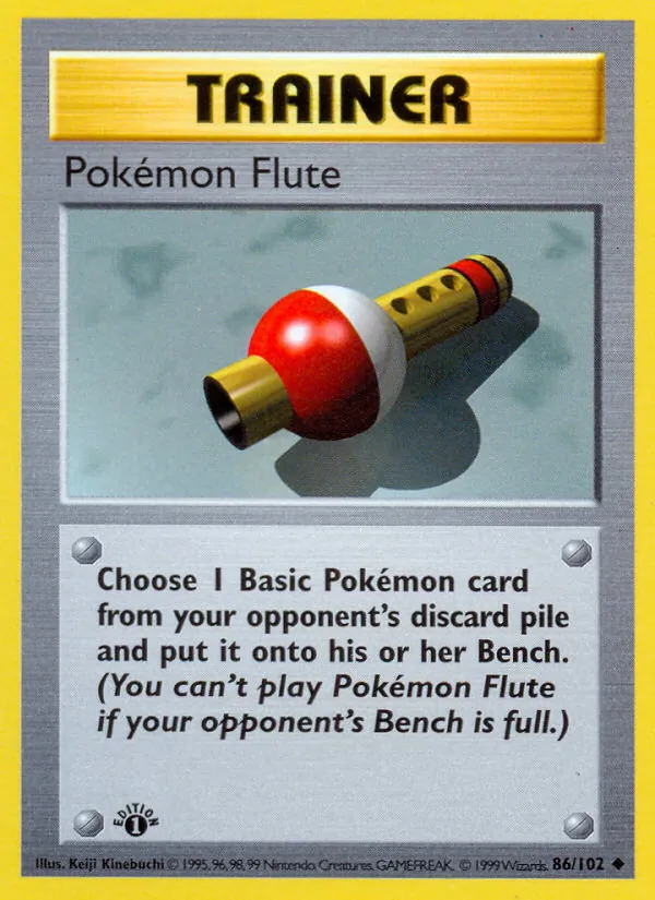 Pokémon Flute, normal (base1-86)