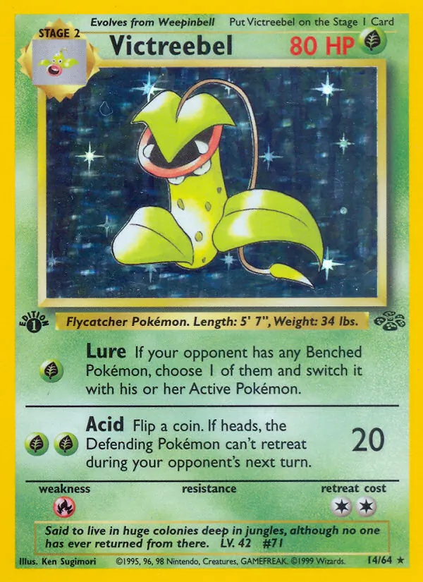 Victreebel, first edition holofoil (base2-14_1eh)