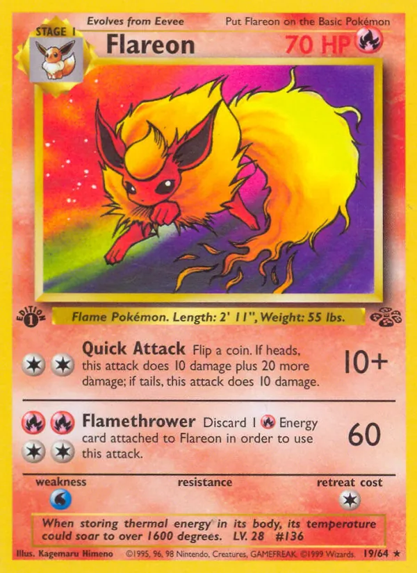 Flareon, first edition (base2-19_1e)