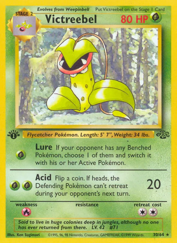 Victreebel, first edition (base2-30_1e)