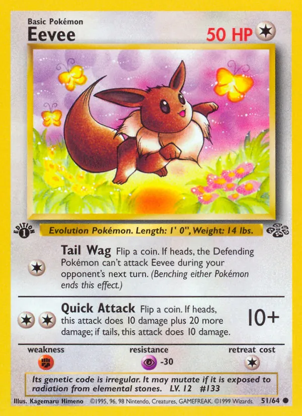 Eevee, first edition (base2-51_1e)