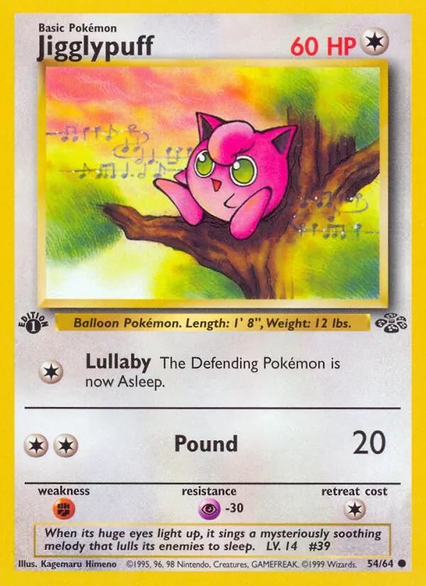 Jigglypuff, first edition (base2-54_1e)