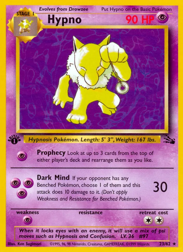 Hypno, first edition (base3-23_1e)