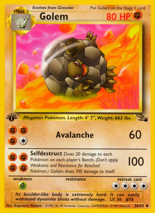 Golem, first edition (base3-36_1e)