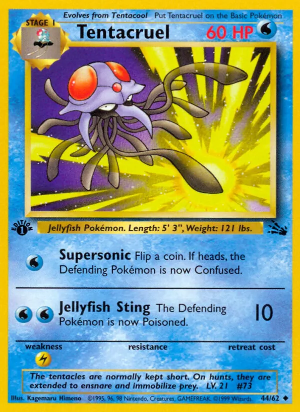 Tentacruel, first edition (base3-44_1e)