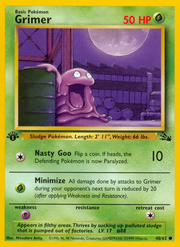 Grimer, first edition (base3-48_1e)