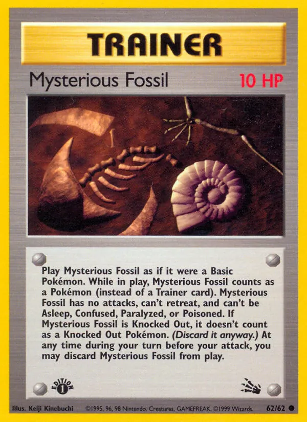 Mysterious Fossil, first edition (base3-62_1e)