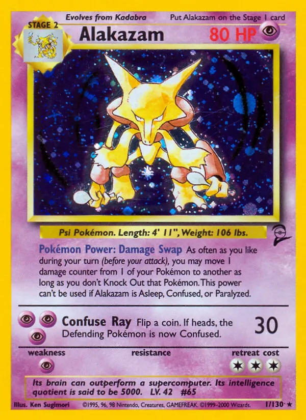 Alakazam, holofoil (base4-1_h)