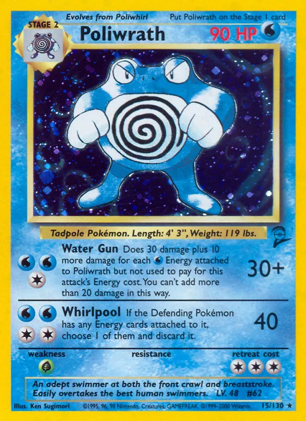 Poliwrath, holofoil (base4-15_h)