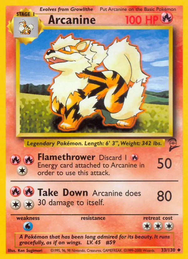 Arcanine, normal (base4-33)