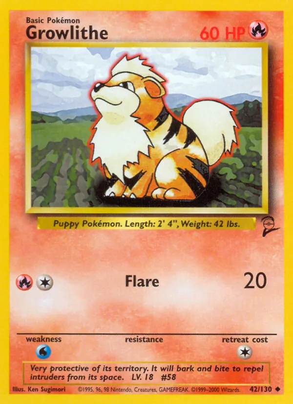 Growlithe, normal (base4-42)