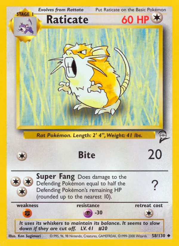 Raticate, normal (base4-58)