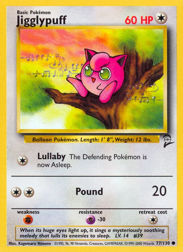 Jigglypuff, normal (base4-77)