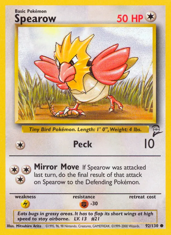 Spearow, normal (base4-92)