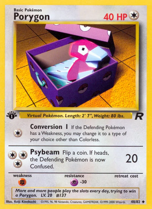 Porygon, first edition (base5-48_1e)