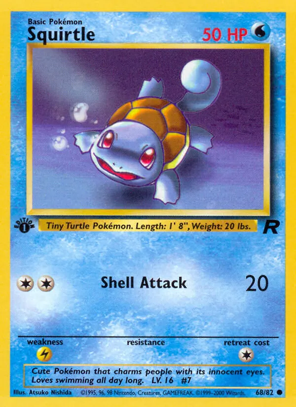 Squirtle, first edition (base5-68_1e)
