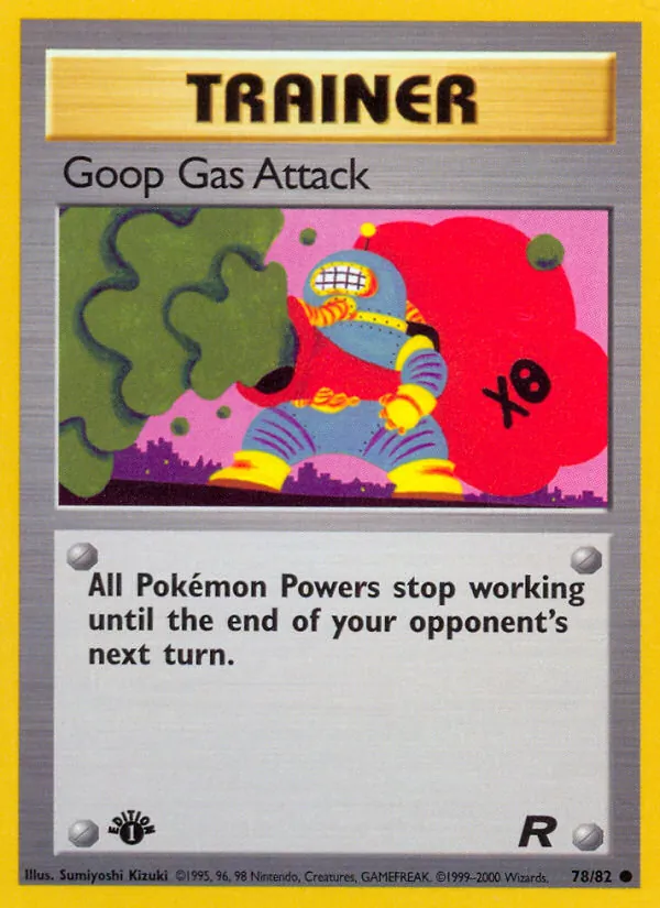 Goop Gas Attack, first edition (base5-78_1e)