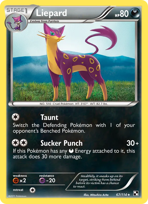Liepard, normal (bw1-67)