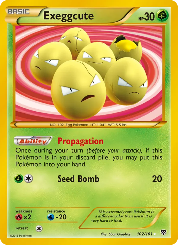 Exeggcute, normal (bw10-102)