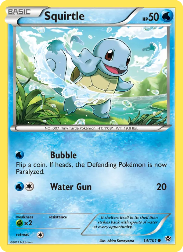 Squirtle, normal (bw10-14)