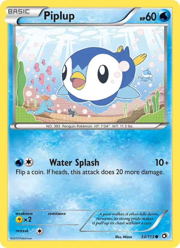 Piplup, normal (bw11-33)