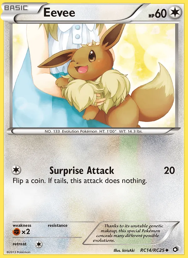Eevee, normal (bw11-RC14)