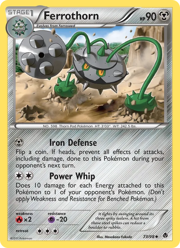 Ferrothorn, normal (bw2-73)