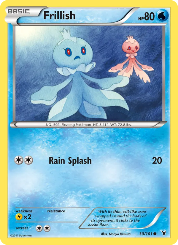 Frillish, normal (bw3-30)