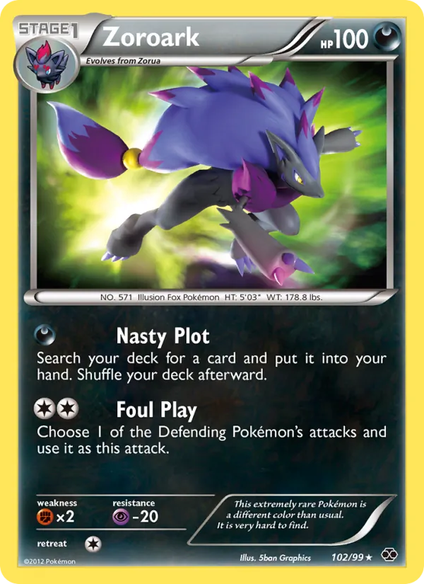 Zoroark, normal (bw4-102)