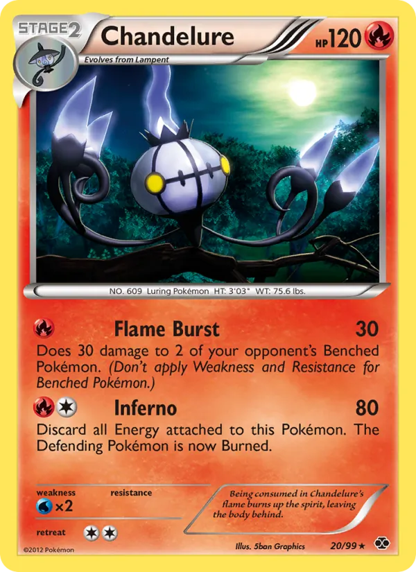 Chandelure, normal (bw4-20)
