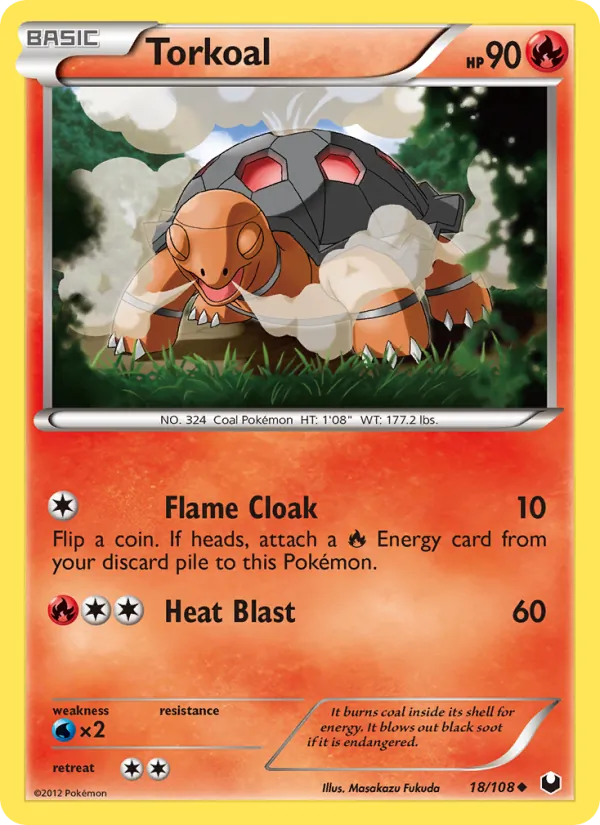 Torkoal, normal (bw5-18)