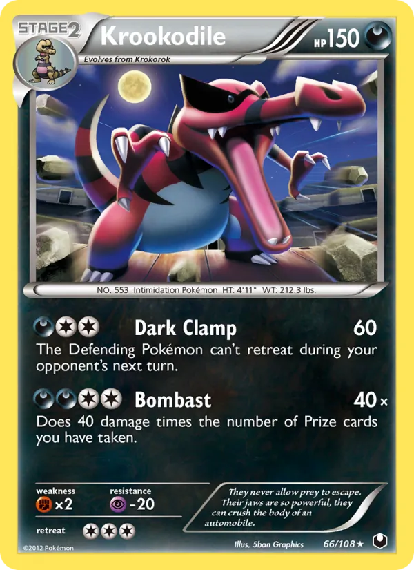 Krookodile, normal (bw5-66)