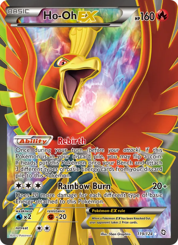 Ho-Oh-EX, normal (bw6-119)