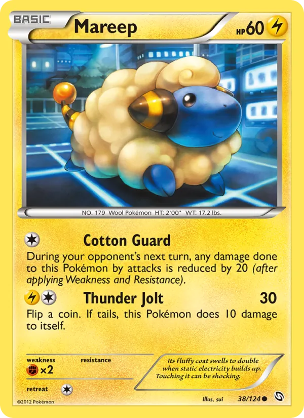 Mareep, normal (bw6-38)