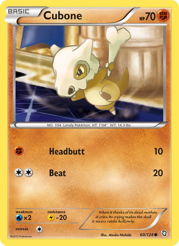 Cubone, normal (bw6-60)