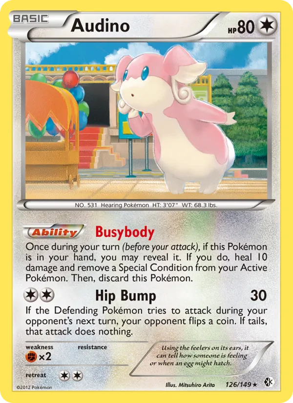 Audino, normal (bw7-126)
