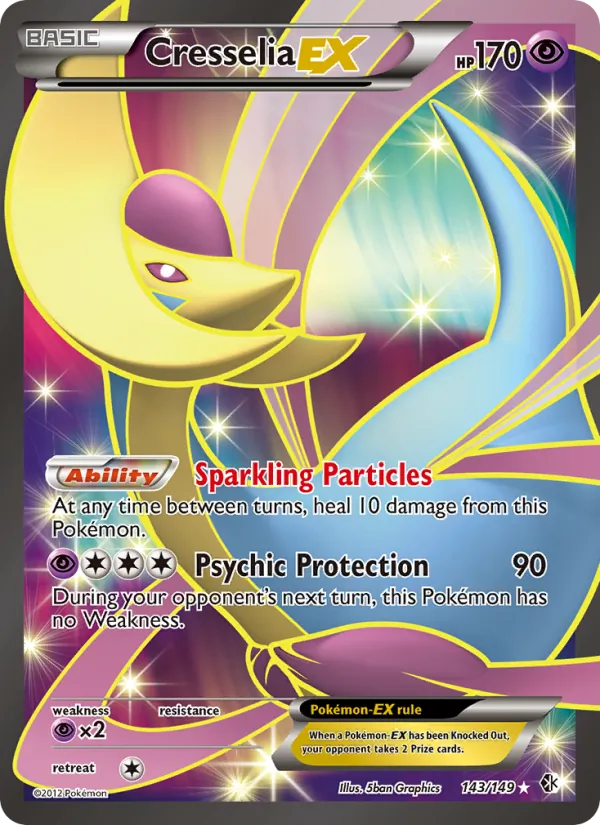 Cresselia-EX, normal (bw7-143)